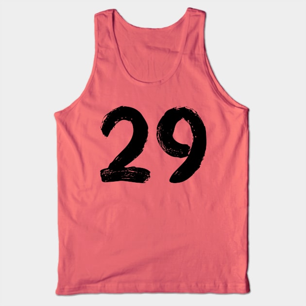 Number 29 Tank Top by Erena Samohai